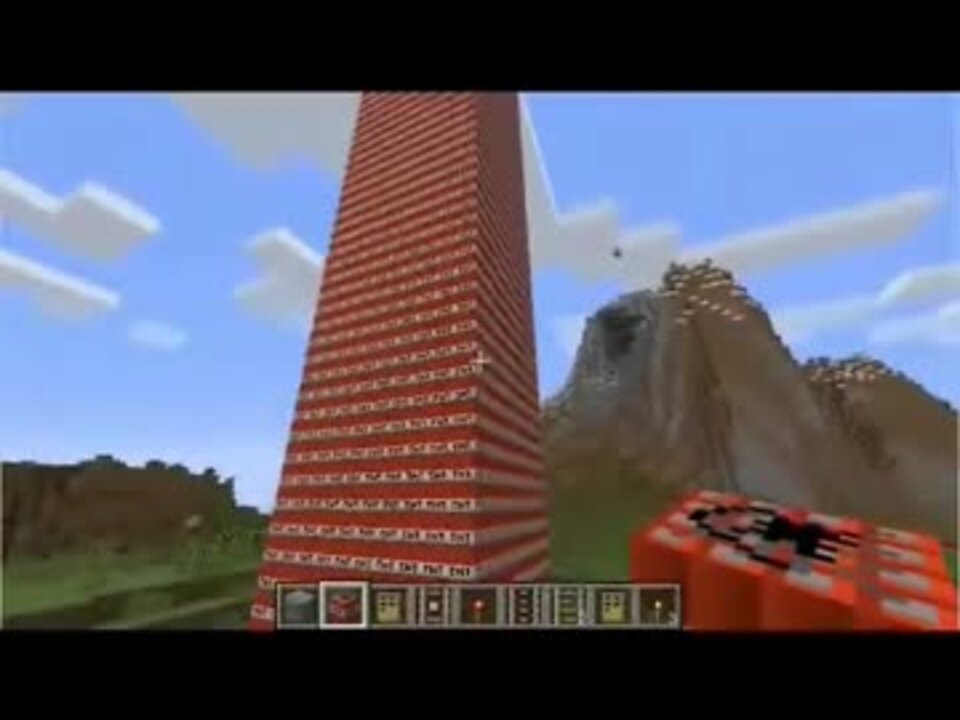 Minecraft Tntのタワーをつくってみたかった ニコニコ動画