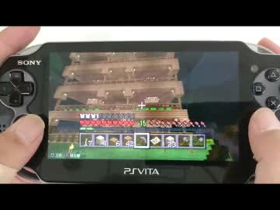 マインクラフト Ps Vita Ps3 実況 16 立体農場を作ってみました ニコニコ動画