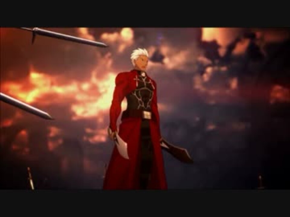 Fate Fate Sn Ubw 0 21 アーチャー戦闘シーン集 戦闘シーン ニコニコ動画