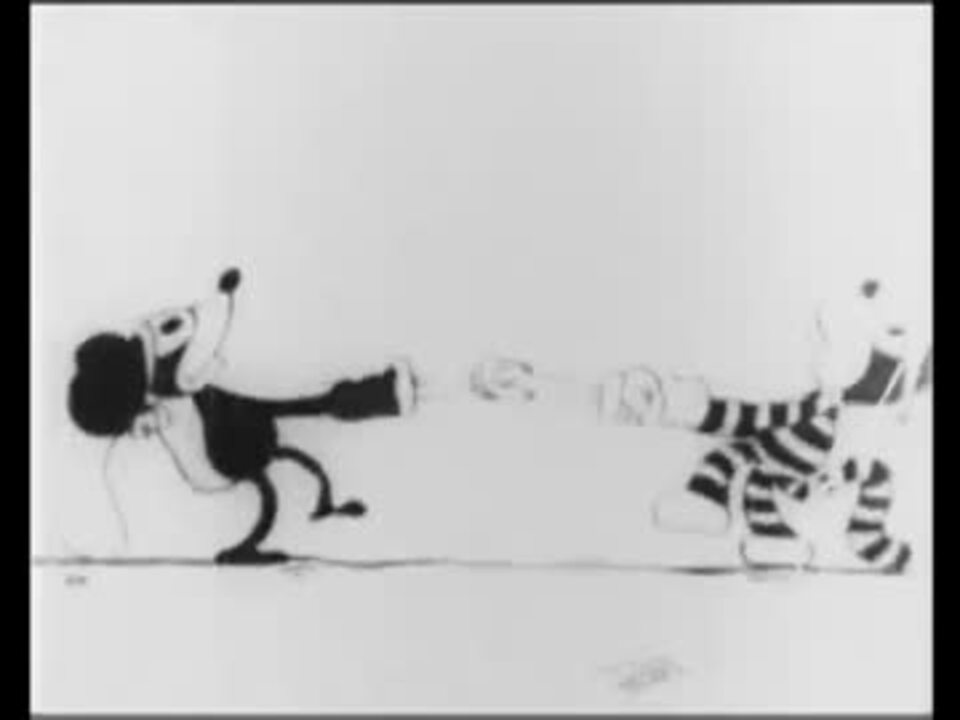 戦前アニメ 1931年 鼠の留守番 ニコニコ動画