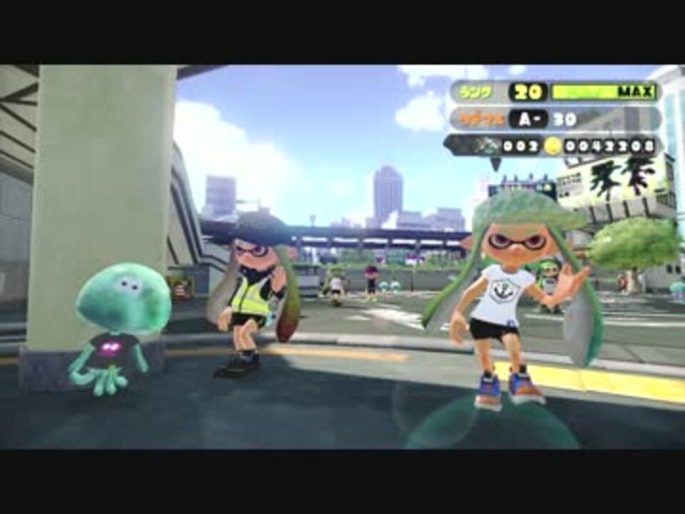スプラトゥーン ハイカラシティのダンス ニコニコ動画