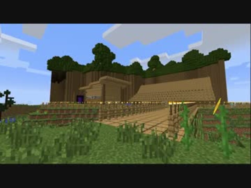 Minecraft バニラの黒曜石ttでsmを打ち上げるpart1 ゆっくり実況