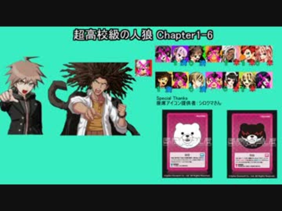 超高校級の人狼 Maniax Chapter1 6 ダンガンロンパ人狼 ニコニコ動画