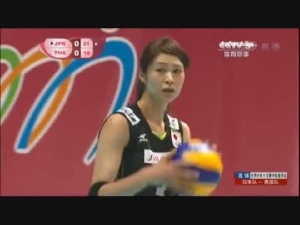 バレーボール 日本代表vsタイ ワールドグランプリ香港予選 15 7 18 ニコニコ動画
