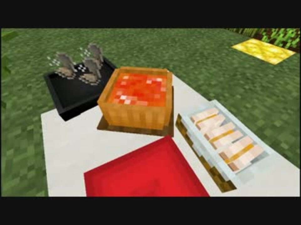 和風minecraft もぐもぐクラフト その1 ゆっくり実況 ニコニコ動画