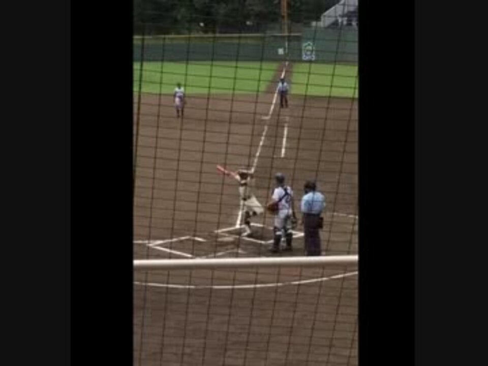 高校野球 滑川総合の代打のパフォーマンス ニコニコ動画