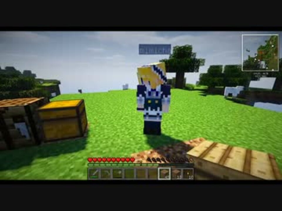 Minecraft 浮遊島に村を作る Part3 ゆっくり実況 ニコニコ動画