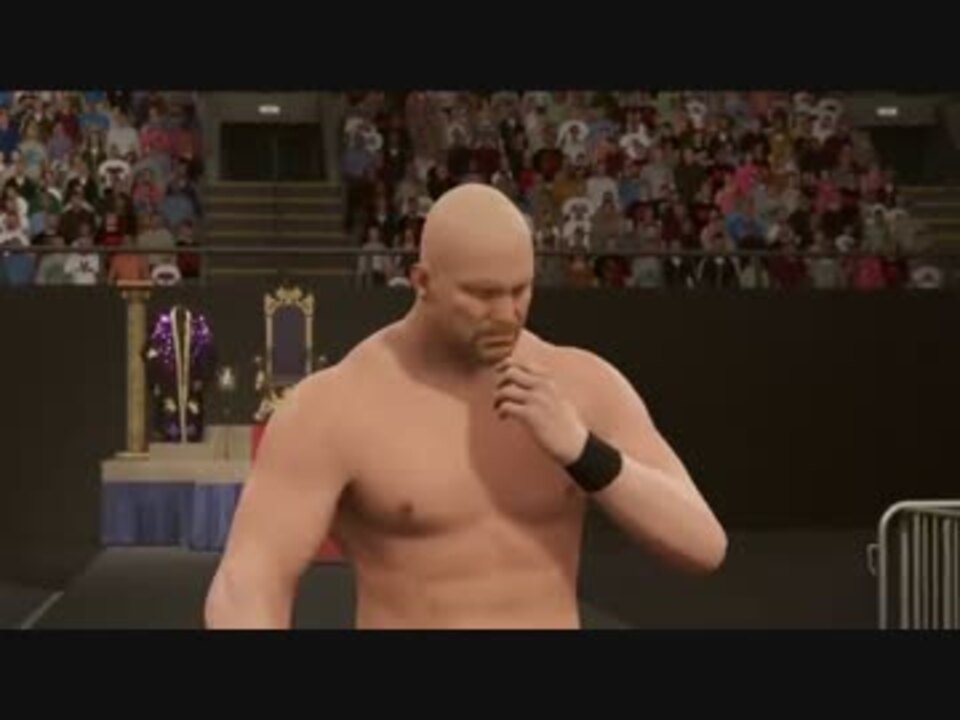 WWE 2K16】 スティーブ・オースチン対ジェイク・ロバーツ 【プレイ動画