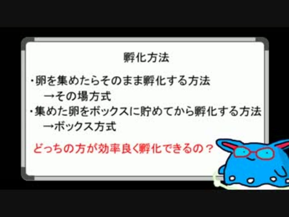 ポケモン 国際孵化における孵化方法の効率化 ゆっくり解説 ニコニコ動画