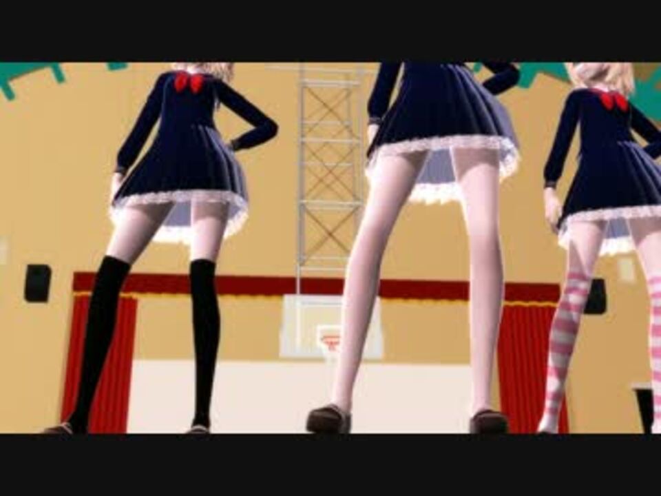 mmd セーラー服 冬服 配布