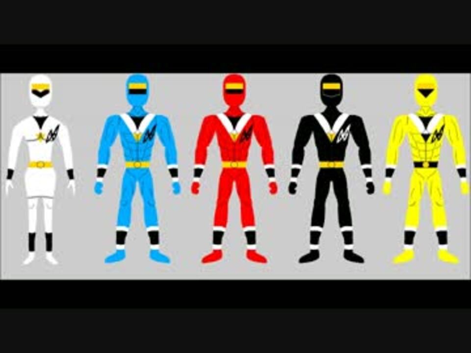 Mighty Morphin Alien Rangers OP - ニコニコ動画