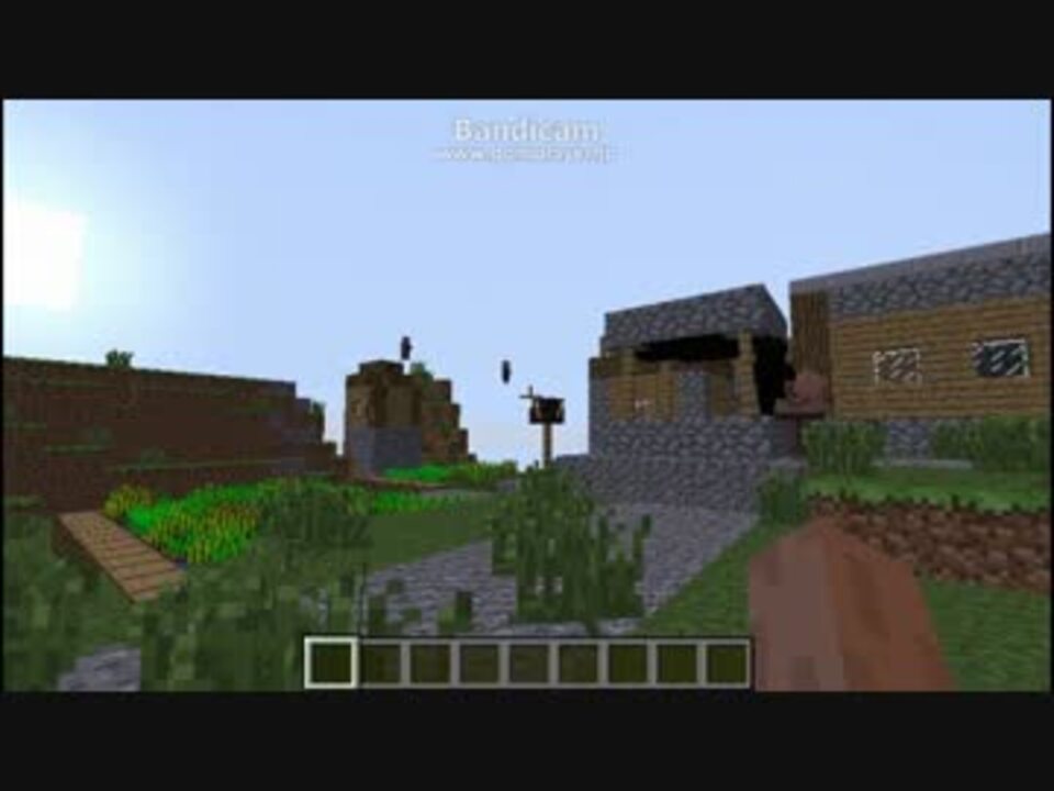 Minecraft シード値紹介 村とクモスポ 1 6 4 ニコニコ動画