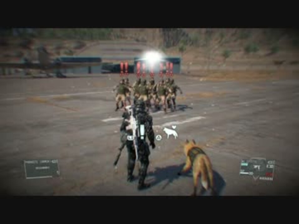 無敵 武器など攻撃手段を使わずに10人の敵を無力化する Mgs5 ニコニコ動画