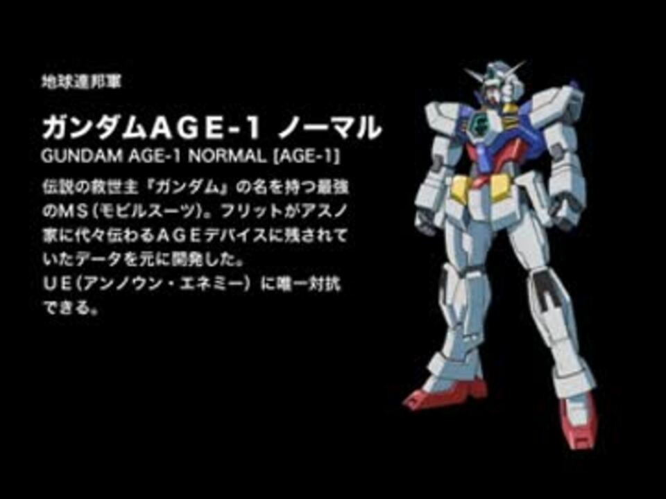 ガンダムage 100年の物語 Gジェネowループ カスタムサントラ用 ニコニコ動画