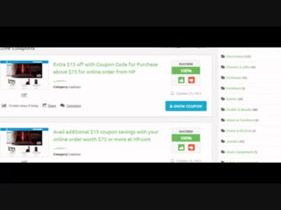 Discount Promo Coupon Codes at ニコニコ動画