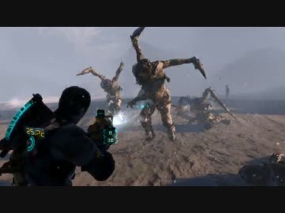 日本発禁ホラーゲーム DEADSPACE3 最高難易度 実況プレイ Part23 - ニコニコ動画
