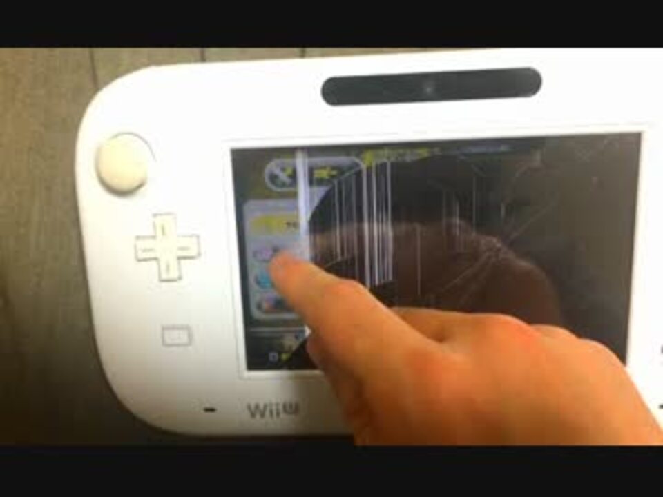 生放送中にパッド液晶を破壊し 猛省する男 スプラトゥーン ニコニコ動画