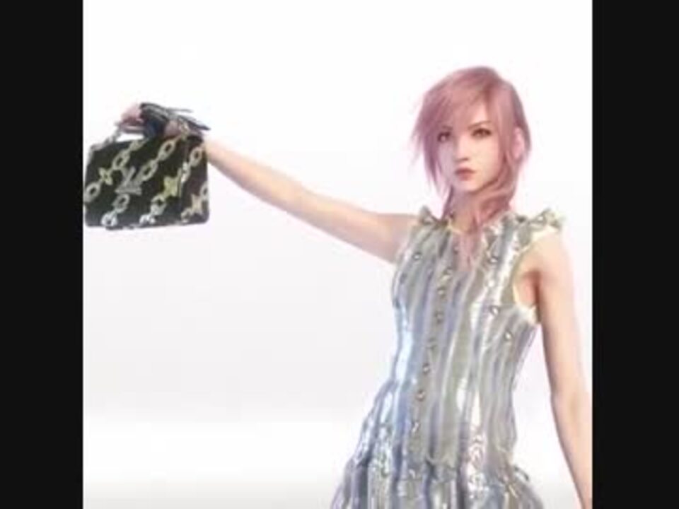 Lightning From Final Fantasy XIII Models For Louis Vuitton