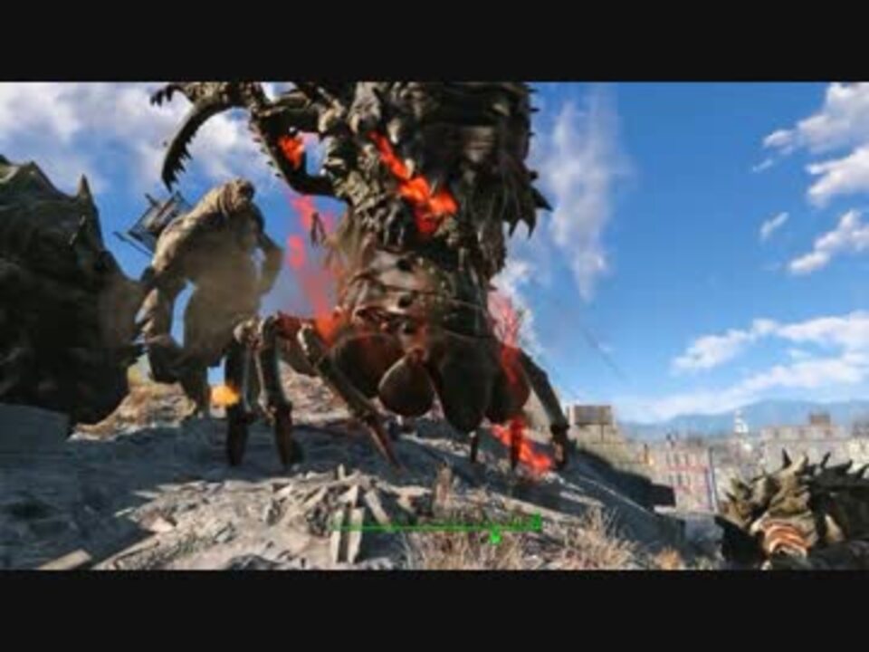 Fallout4 ベヒモスとマイアラーククイーンを戦わせてみた チート ニコニコ動画