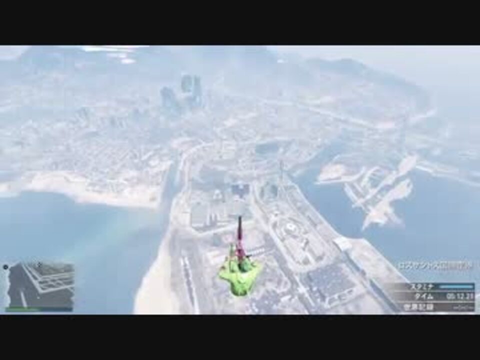 Gta5 鬼畜bmxレースに挑戦2 上空スタントパーク ニコニコ動画
