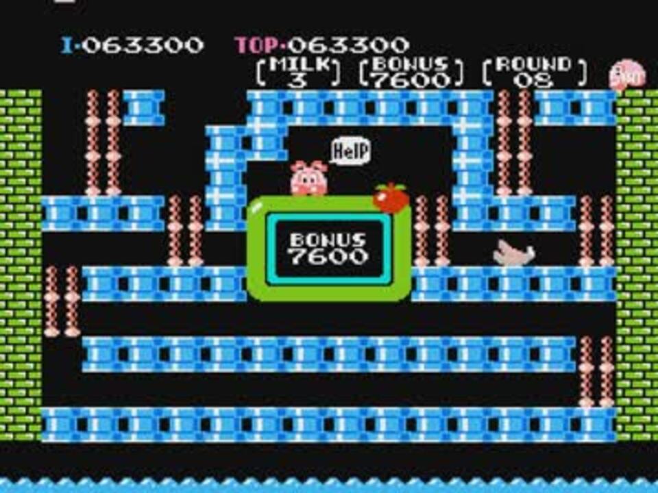 ナッツ ミルク ファミコン Tas 14分06秒07 ニコニコ動画