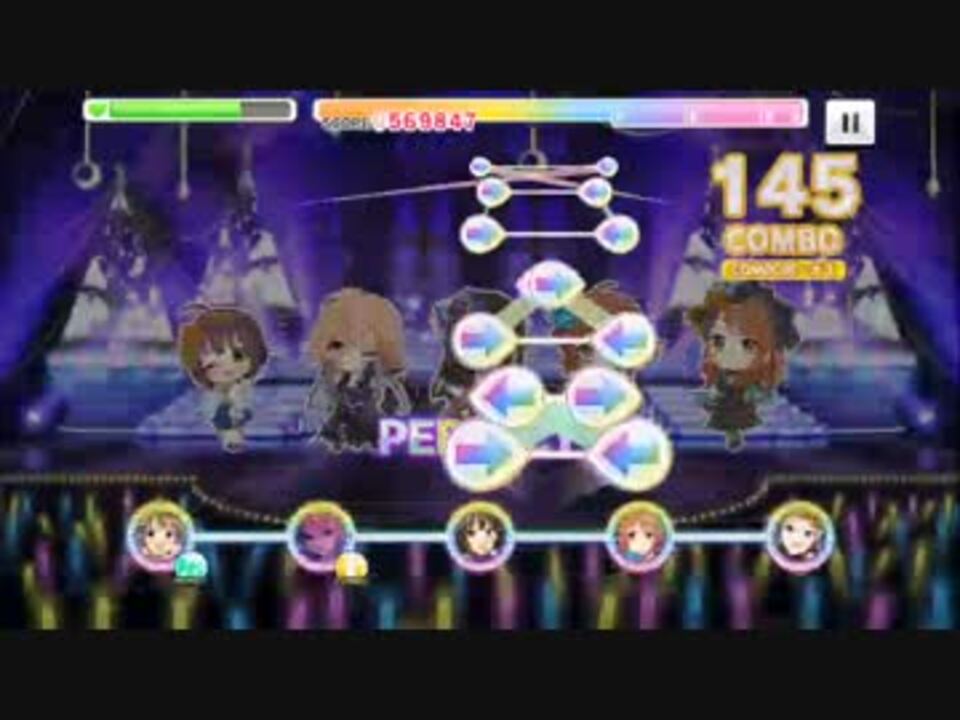 デレステ Tulip Master 速度8 5 譜面確認用 ニコニコ動画