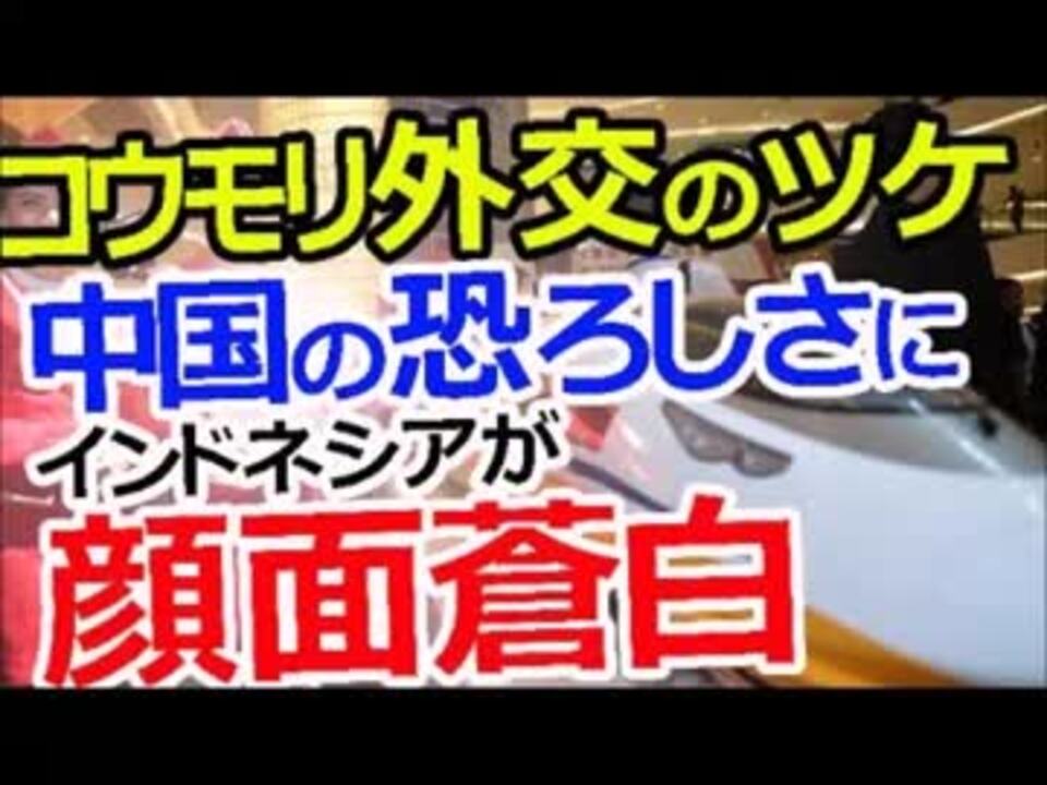 中国の恐ろしさに気づいたインドネシア人が顔面蒼白 ニコニコ動画