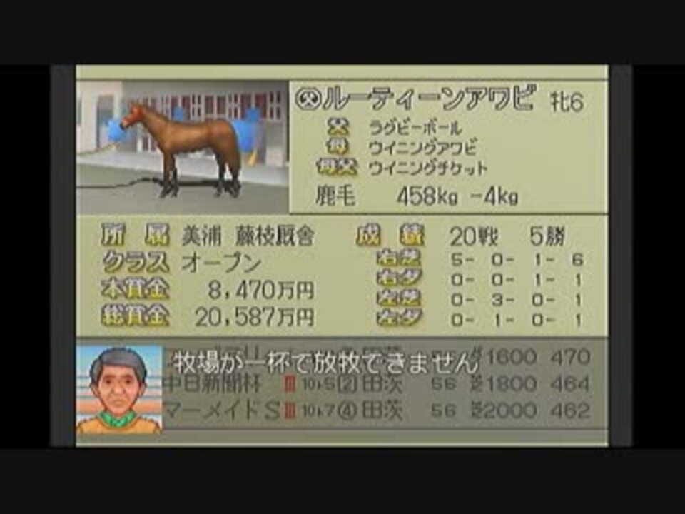 実況 古き良き内国産種牡馬でダビスタ99やる Part15 ニコニコ動画