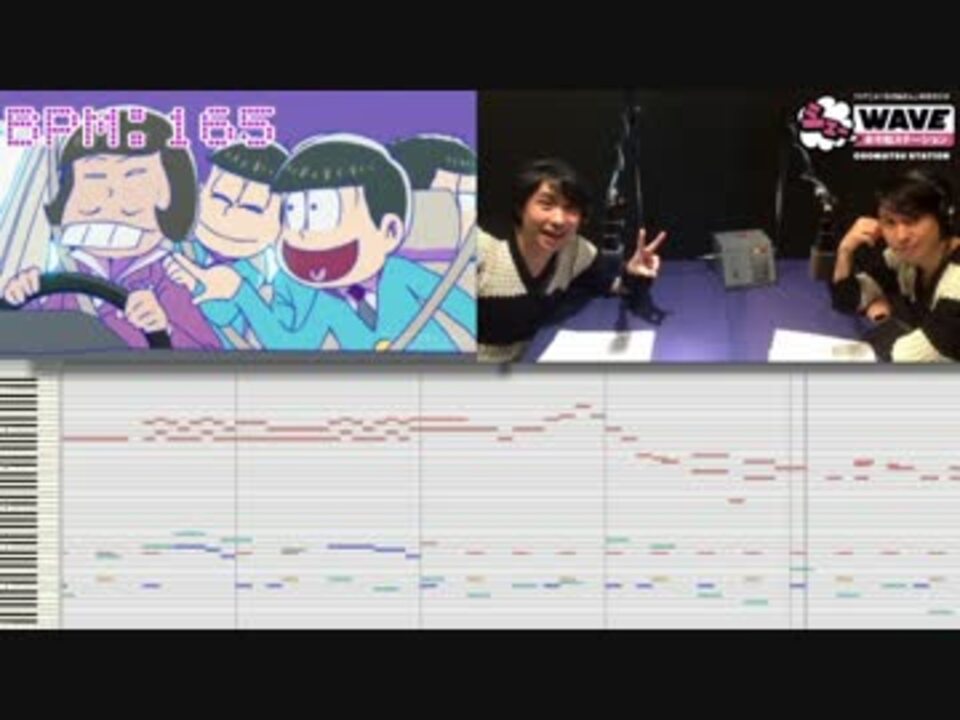 おそ松さん Bgm シェーｗａｖｅ Op 耳コピ ニコニコ動画