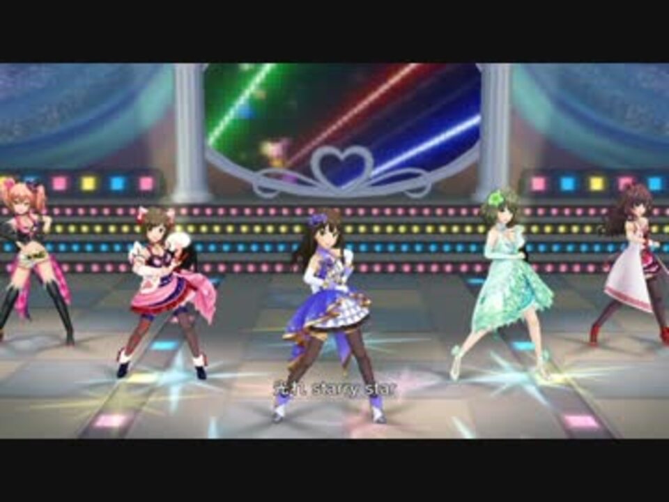 デレステmv メンバーssrでabsolute Nine 歌詞有り ニコニコ動画