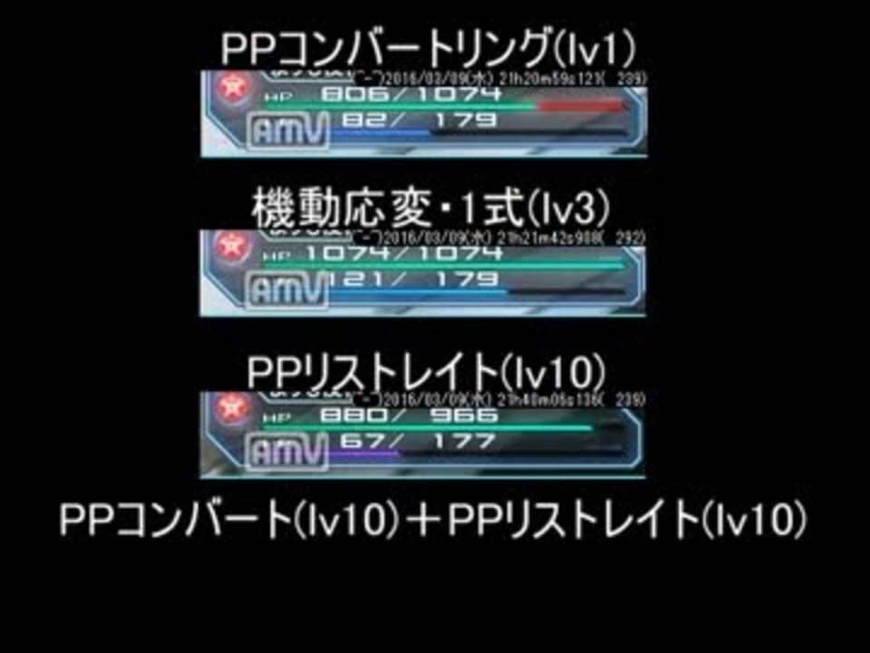 Pso2 R Ppコンバート Lv1 ニコニコ動画