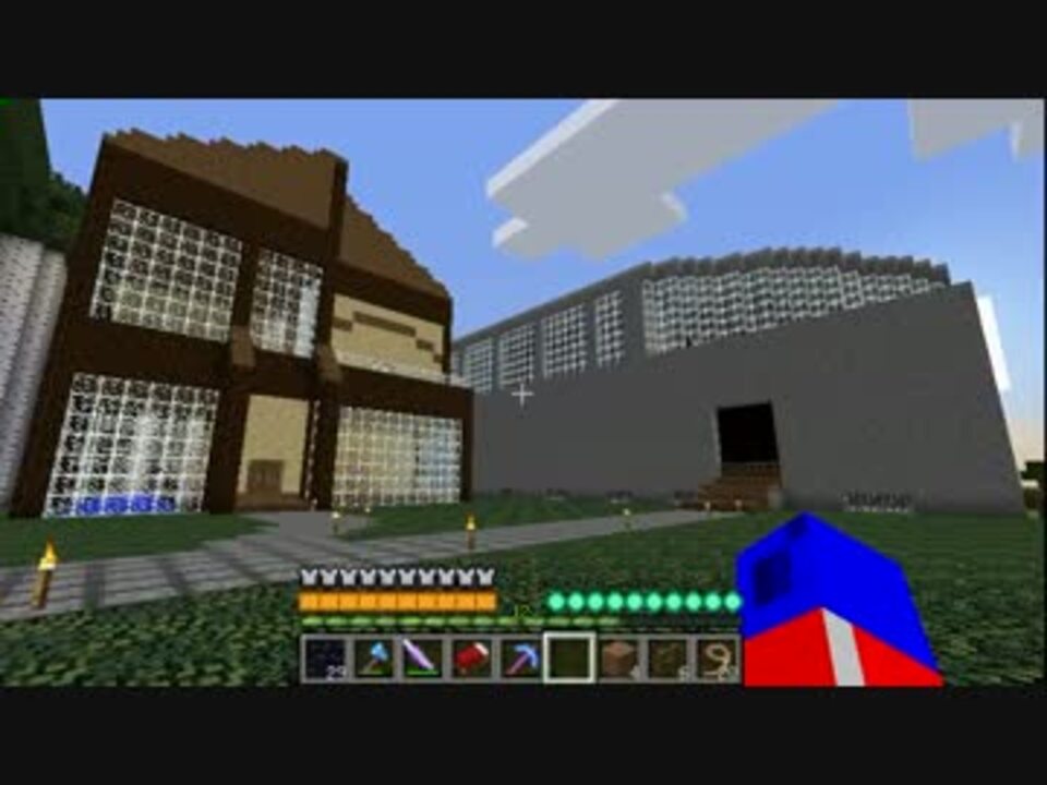 Minecraft 整地しつつ建築してみたpart7 ニコニコ動画