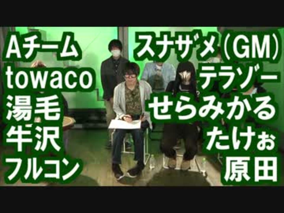 あなろぐ部 第2回ゲーム実況者人狼02 1 ビデオチャット編 ニコニコ動画
