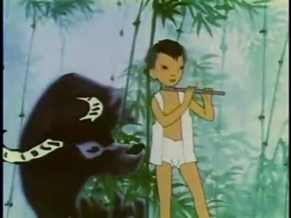 中国アニメ 水墨アニメ 牧笛 1963年 ニコニコ動画