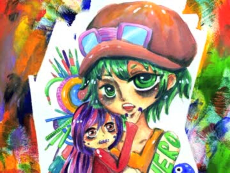 お絵描きメイキング パンダヒーロー ニコニコ動画