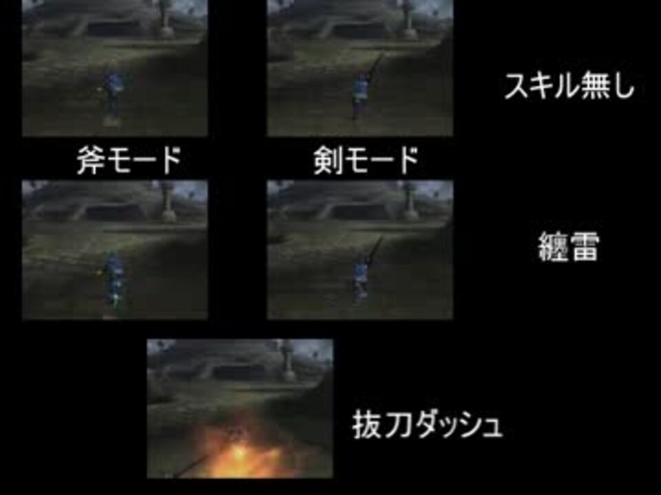 Mhf 全武器種移動速度比較 G10時点 ニコニコ動画