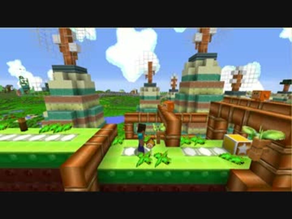 星のカービィロボボプラネット ステージ１前半 Minecraft ニコニコ動画