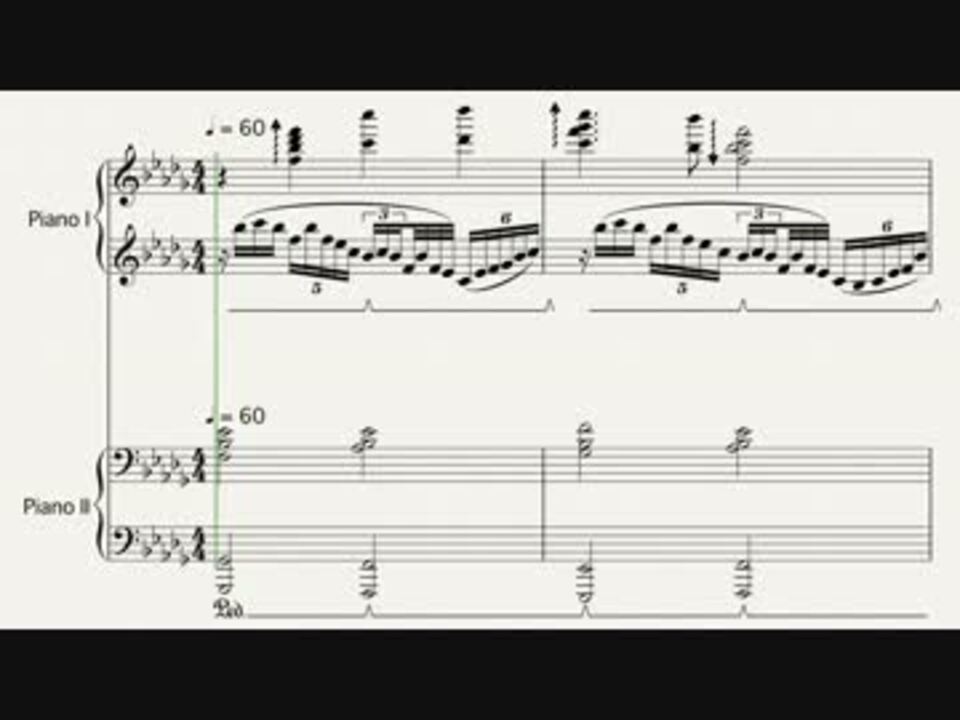 刀剣乱舞 小狐丸をイメージしてピアノ曲作ってみた楽譜 ニコニコ動画