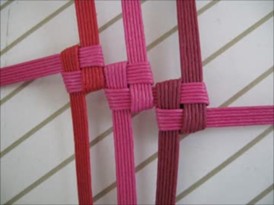 石畳み編みのバッグ作ってみた ニコニコ動画