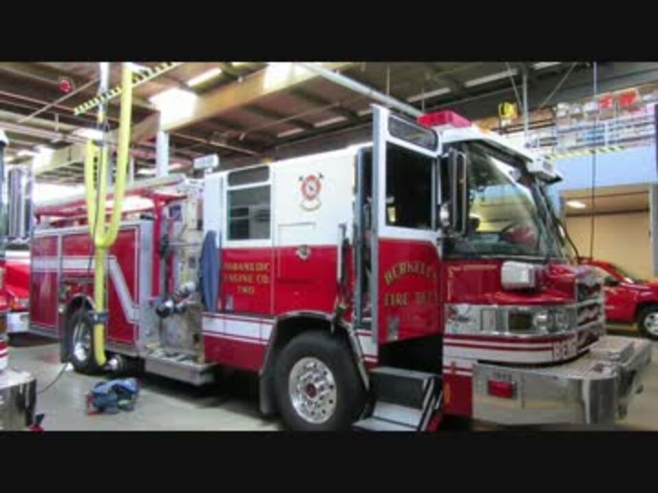 緊急走行 消防署を見学していたら一緒に出動していた件 アメリカ ニコニコ動画