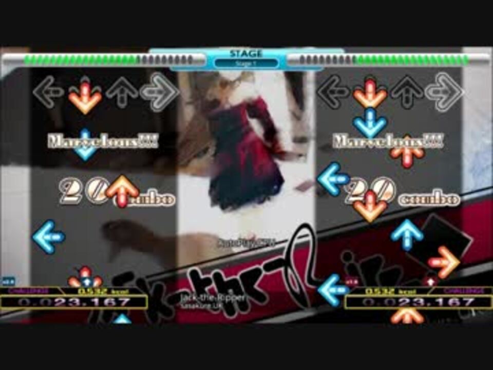 Stepmania Jack The Ripper Sasakure Uk 足譜面 ニコニコ動画