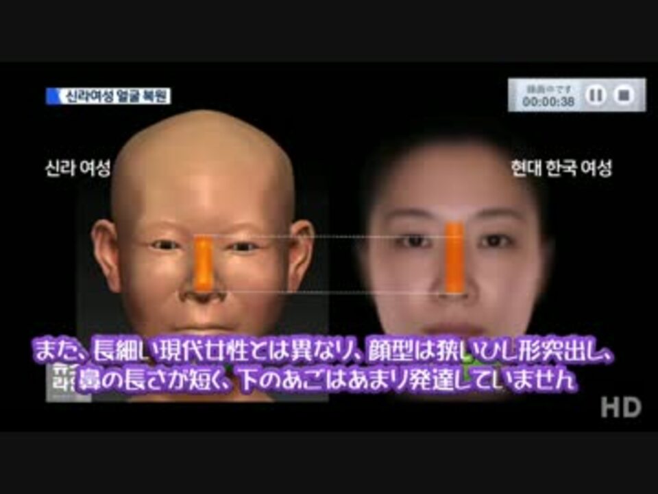 1500年前新羅の女性顔復元 骨は知っている ニコニコ動画