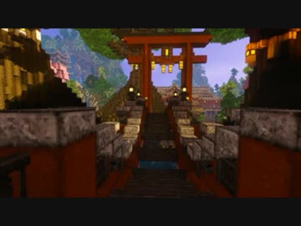 さんぽ 和風の街を歩くだけ Minecraft ニコニコ動画