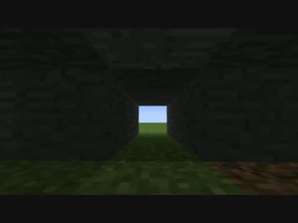 匍匐前進 ついに１マスの空間に入れるようになった Minecraft ニコニコ動画