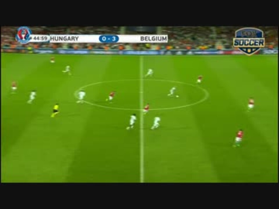 フルハイライト ベルギー代表 Vs ハンガリー代表 Euro16 ベスト16 ニコニコ動画