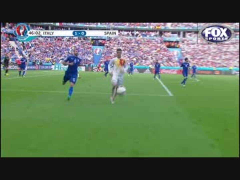 ニコ動 唯一の完全版 イタリア Vs スペイン Euro2016 ベスト16 ニコニコ動画