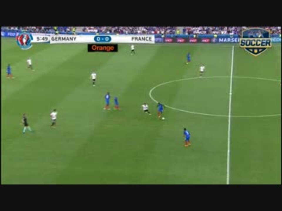 高画質 完全フルハイライト Euro16 準決勝 ドイツ Vs フランス ニコニコ動画