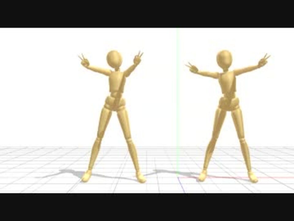 Mmd きょうもハレバレをデッサン人形に踊ってもらいました ニコニコ動画