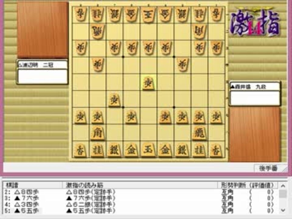 気になる棋譜を見ようその７９１ 藤井九段 対 渡辺二冠 ニコニコ動画