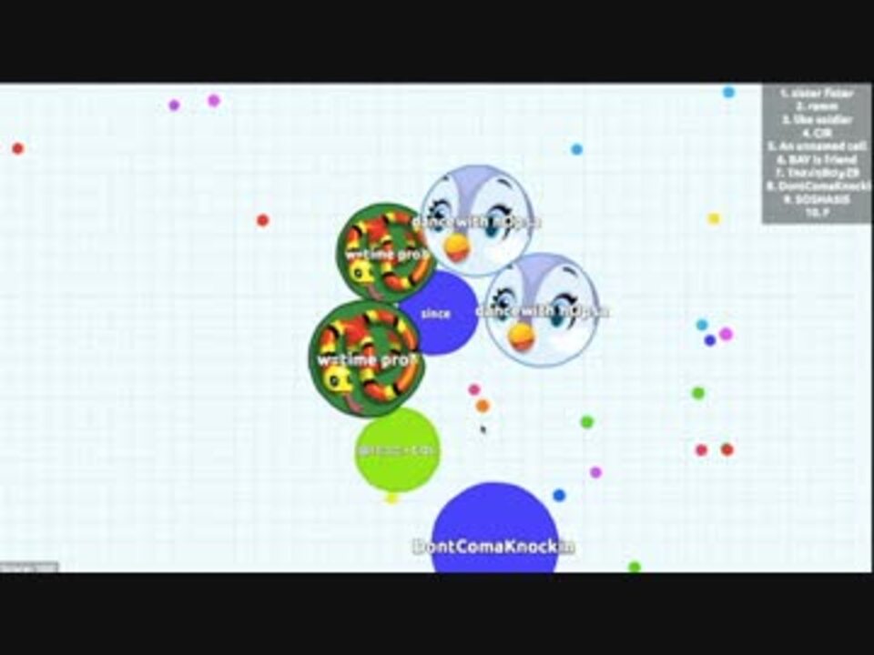 人気の Agar Io 動画 123本 2 ニコニコ動画